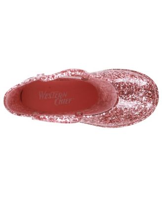 Girls Glitter Rain Boot
