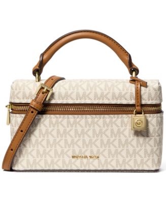 (取寄) マイケルコース レディース ジャナ エクストラ スモール トップ ハンドル エックスボディ MICHAEL Michael Kors women Jana Extra Small Top Handle Xbody Brown/Acorn Michael Kors Michael Kors Jana Mini Top Handle Crossbody Bag - Macy's