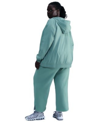 Plus Size Hooded Jacket