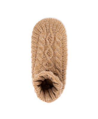 Men's Cable Boot Slipper