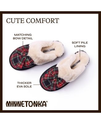 Women's Bow Scuff Slippers