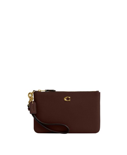 Женские COACH Essential Small Pebble Leather Wristlet