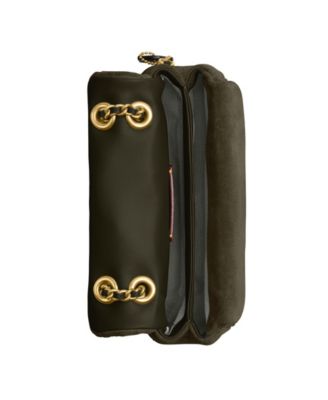 Quilted Tabby Small Suede Shoulder Bag 20