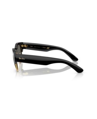 Unisex Mega Clubmaster Blacked Out Collection Sunglasses, RB0316S