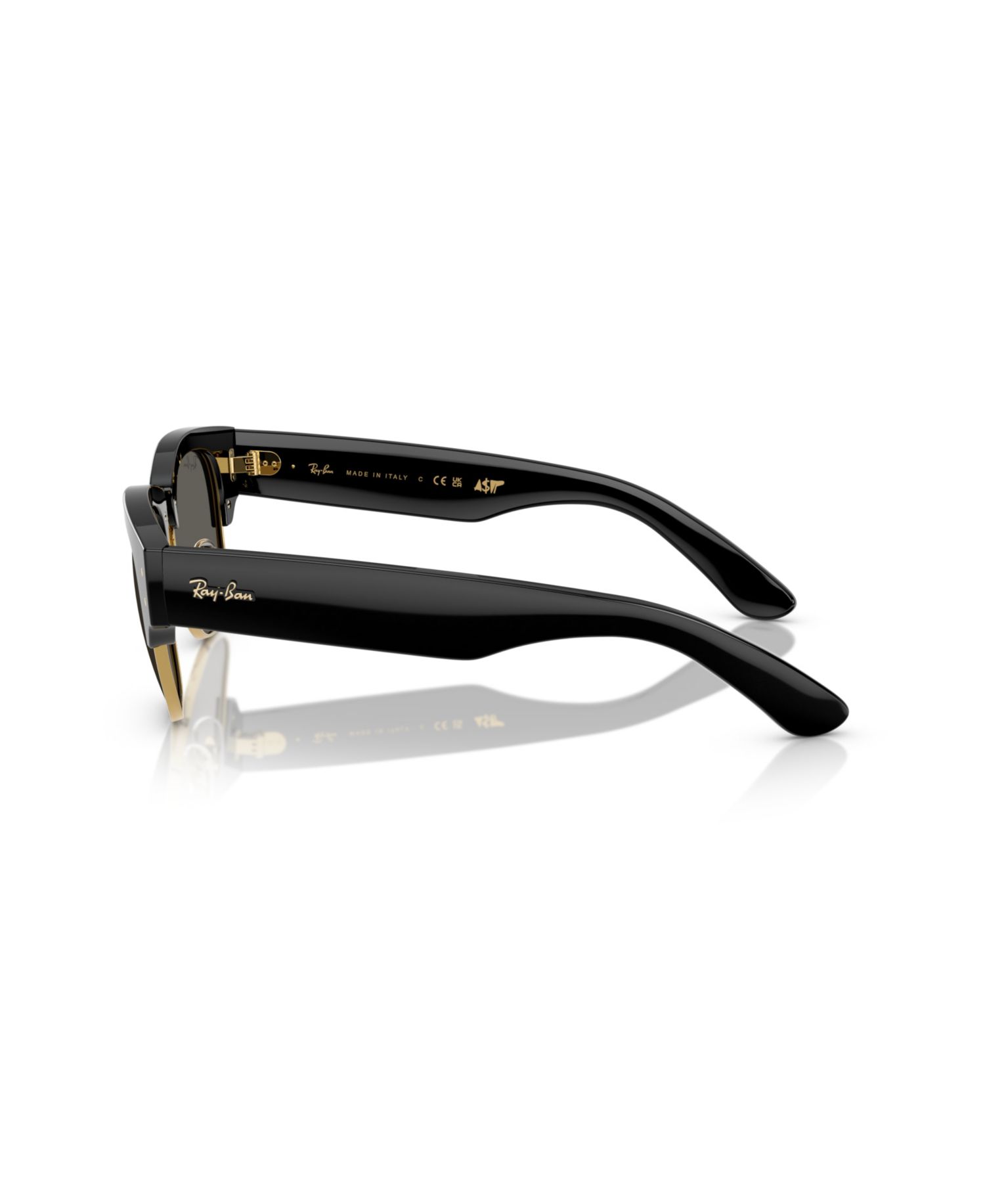 Unisex Mega Clubmaster Blacked Out Collection Sunglasses, RB0316S