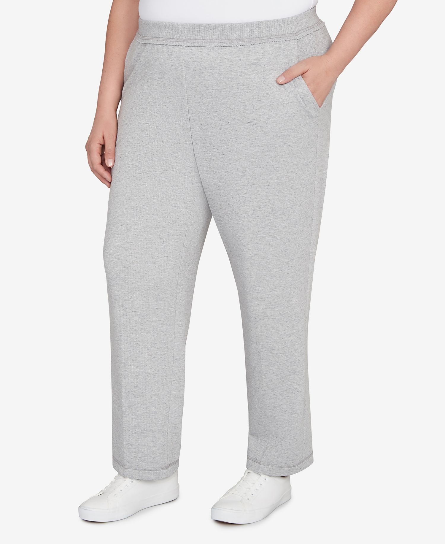 Plus Size Casual Vibe Cozy Short Length Slant Pocket Pants