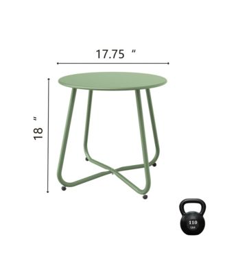 Outdoor detachable iron sheet coffee table