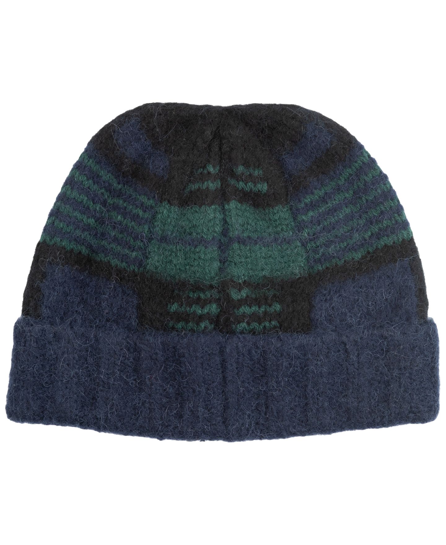 Мужская шапка Polo Ralph Lauren Brushed Blackwatch Beanie, цвет: Чёрный — фото 2