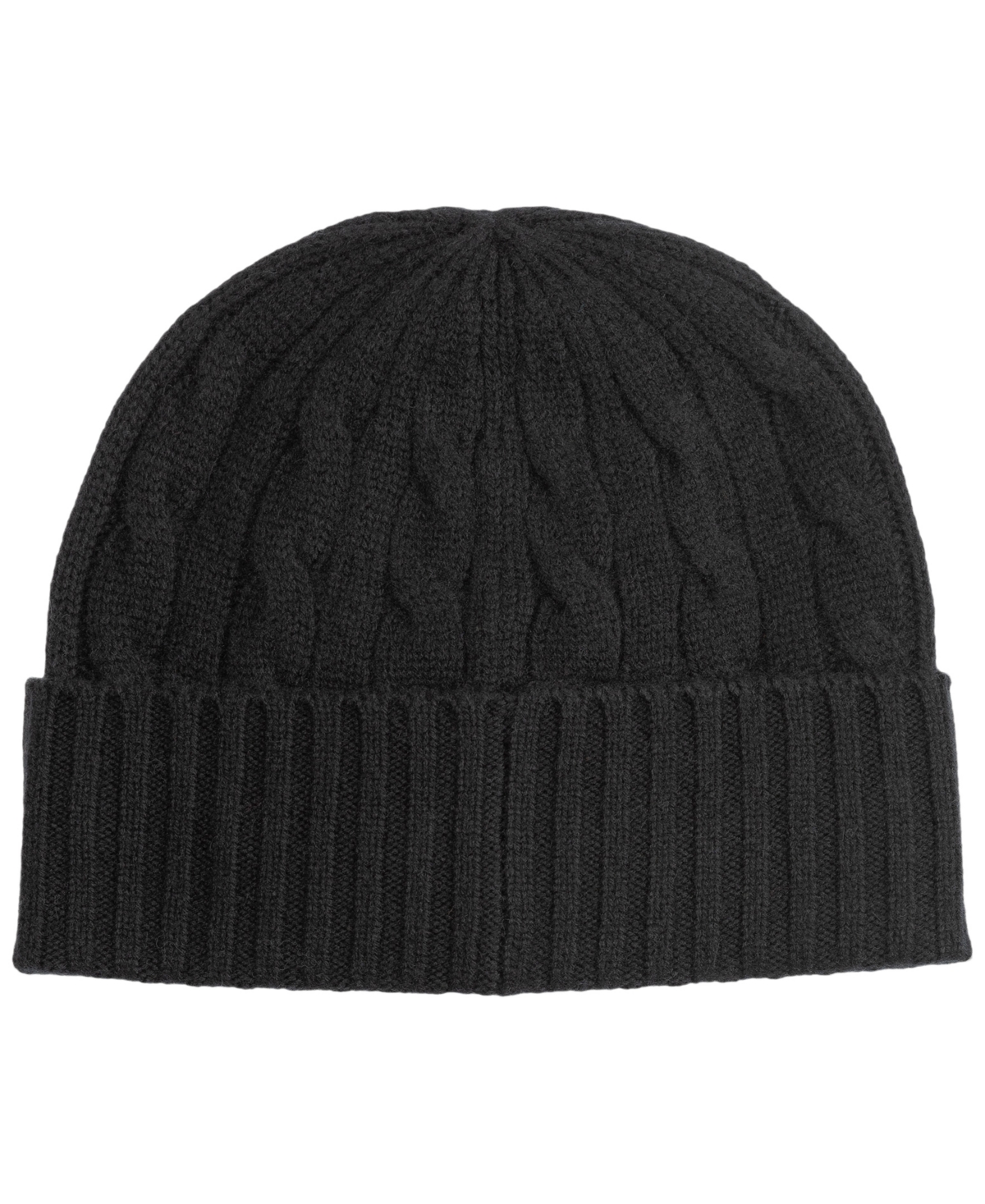 Polo Ralph Lauren Men's Charles Bear Cable Beanie In Black