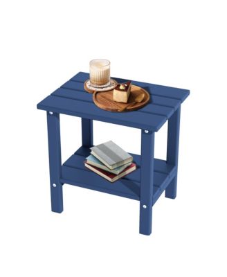 Double Layer Outdoor Side Tables  HDPE  Allweather  Adirondack Table