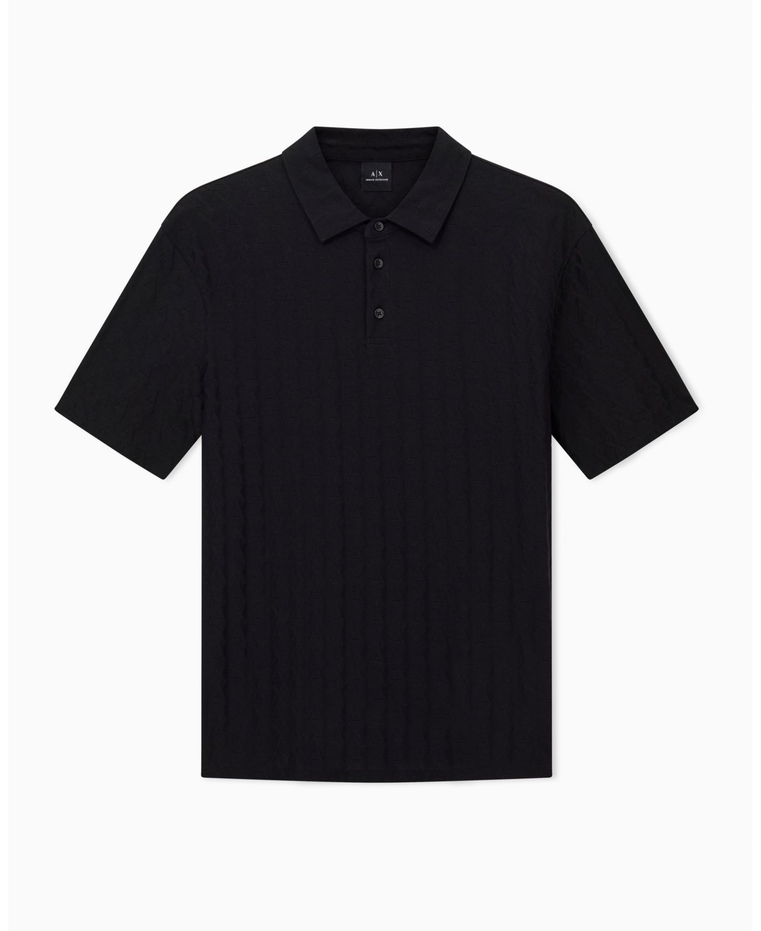 Men's Short Sleeve Mercerized Cotton Jacquard Polo Shirt