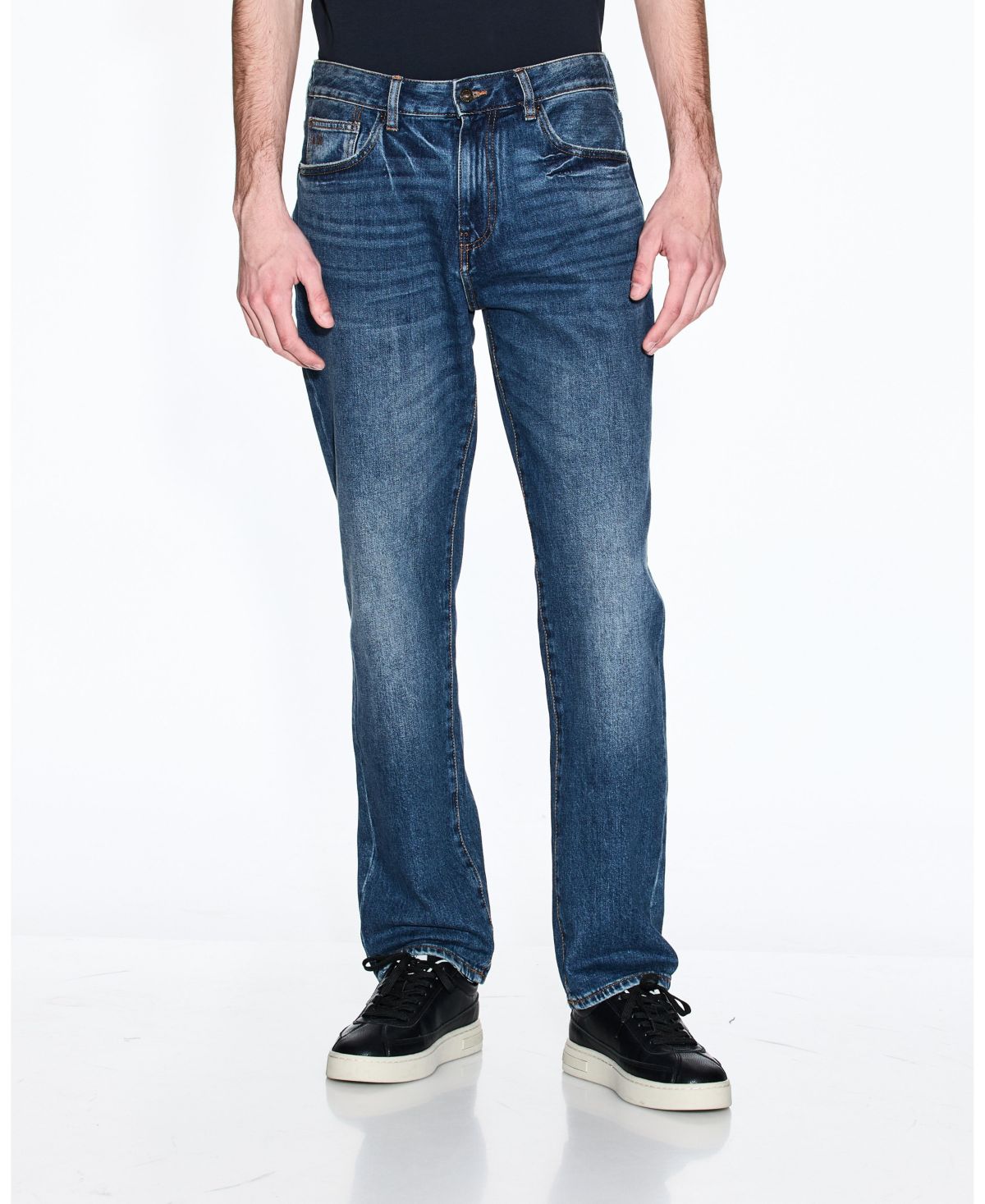 Мужские облегающие хлопчатобумажные джинсы J13 Comfort
