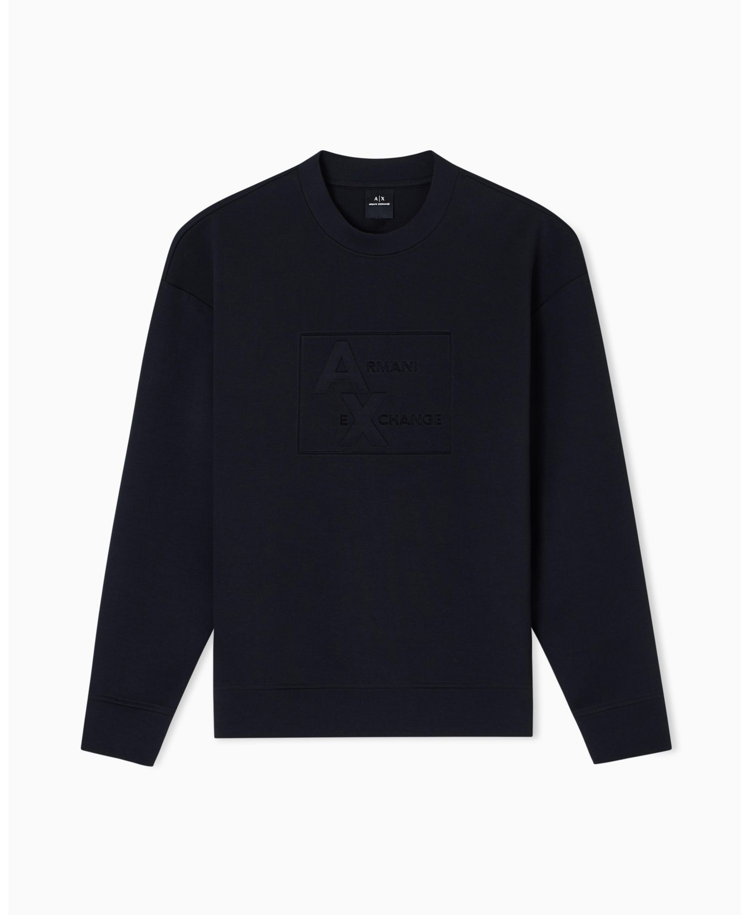 Men's Tonal Grid Box Crewneck Sweatshirt