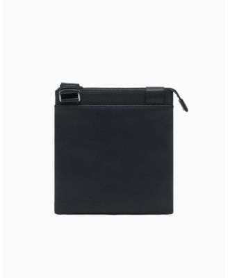 Men's Faux-Leather Crossbody Bag