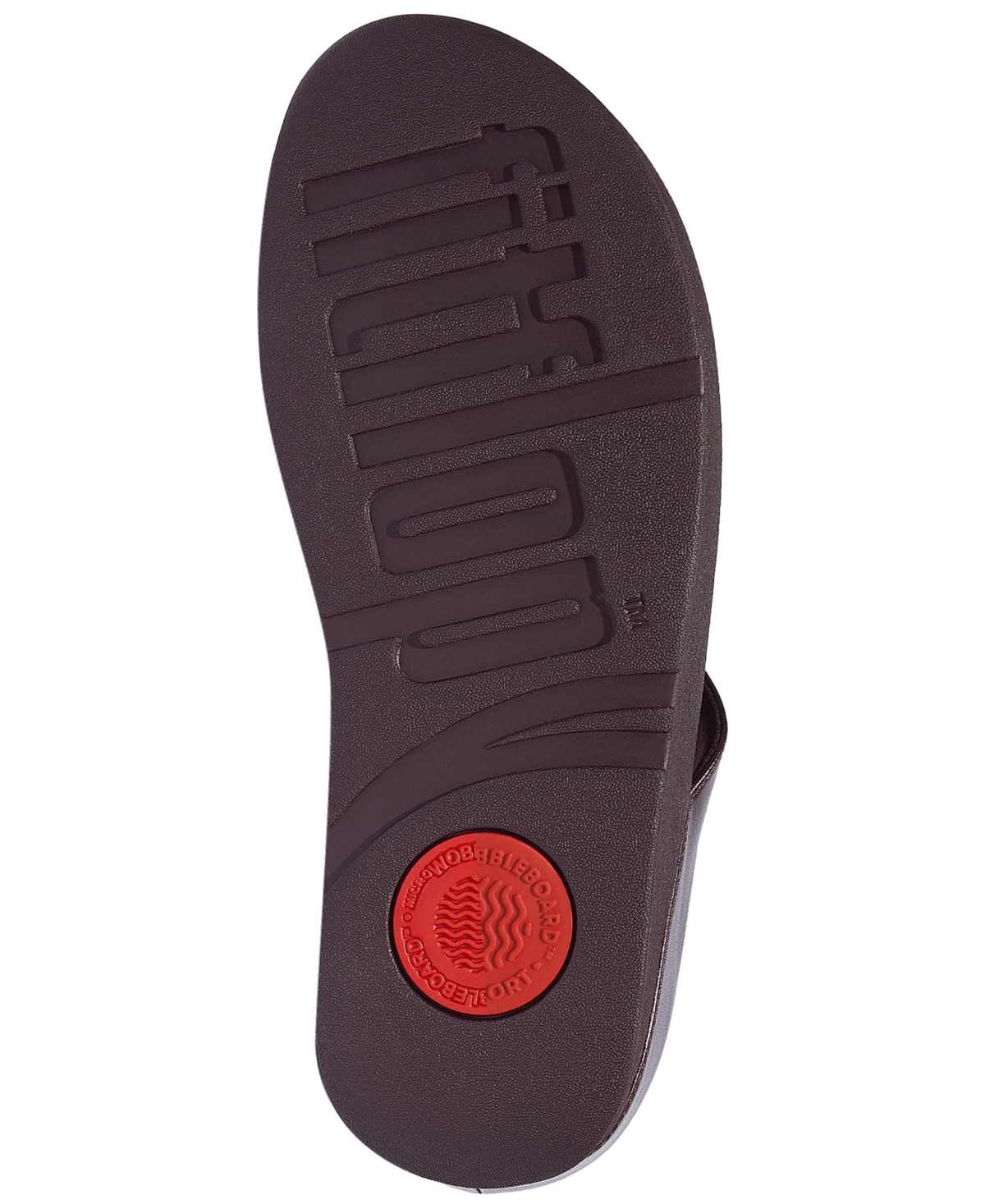 Fitflop Women's Fino Bauble-bead Toe-post Sandals In Purple