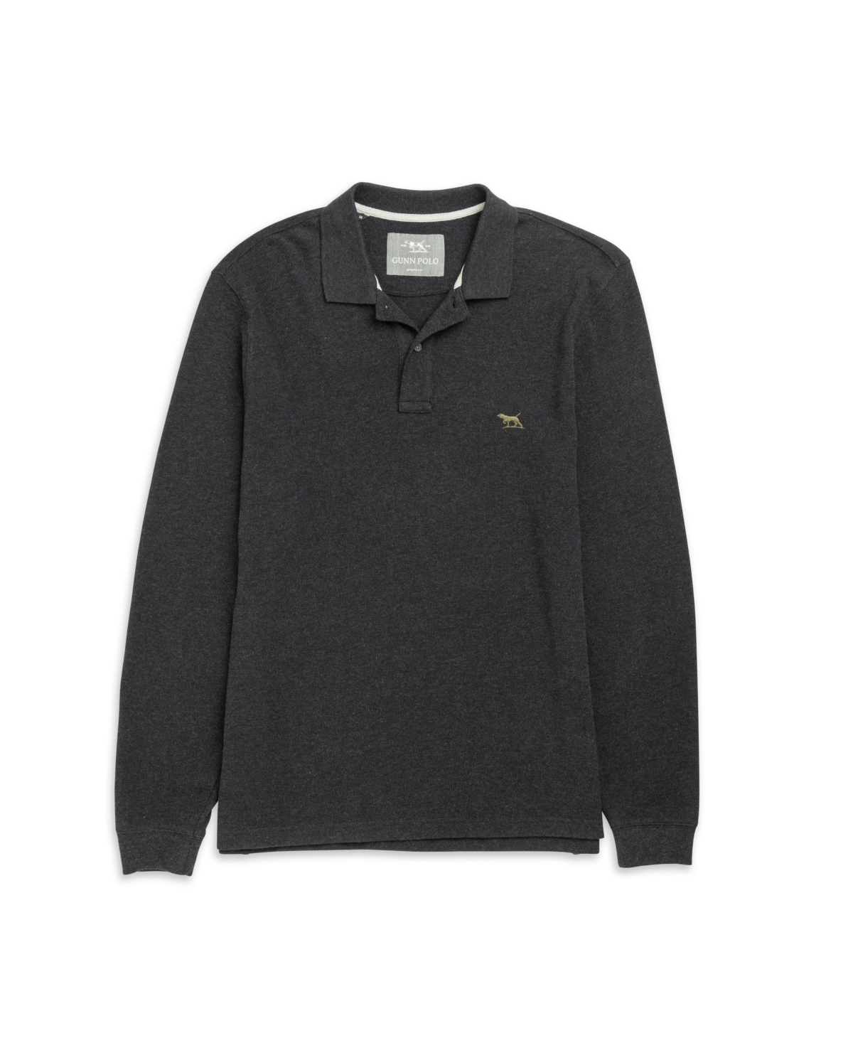 Rodd & Gunn Ls Gunn Polo In Gray