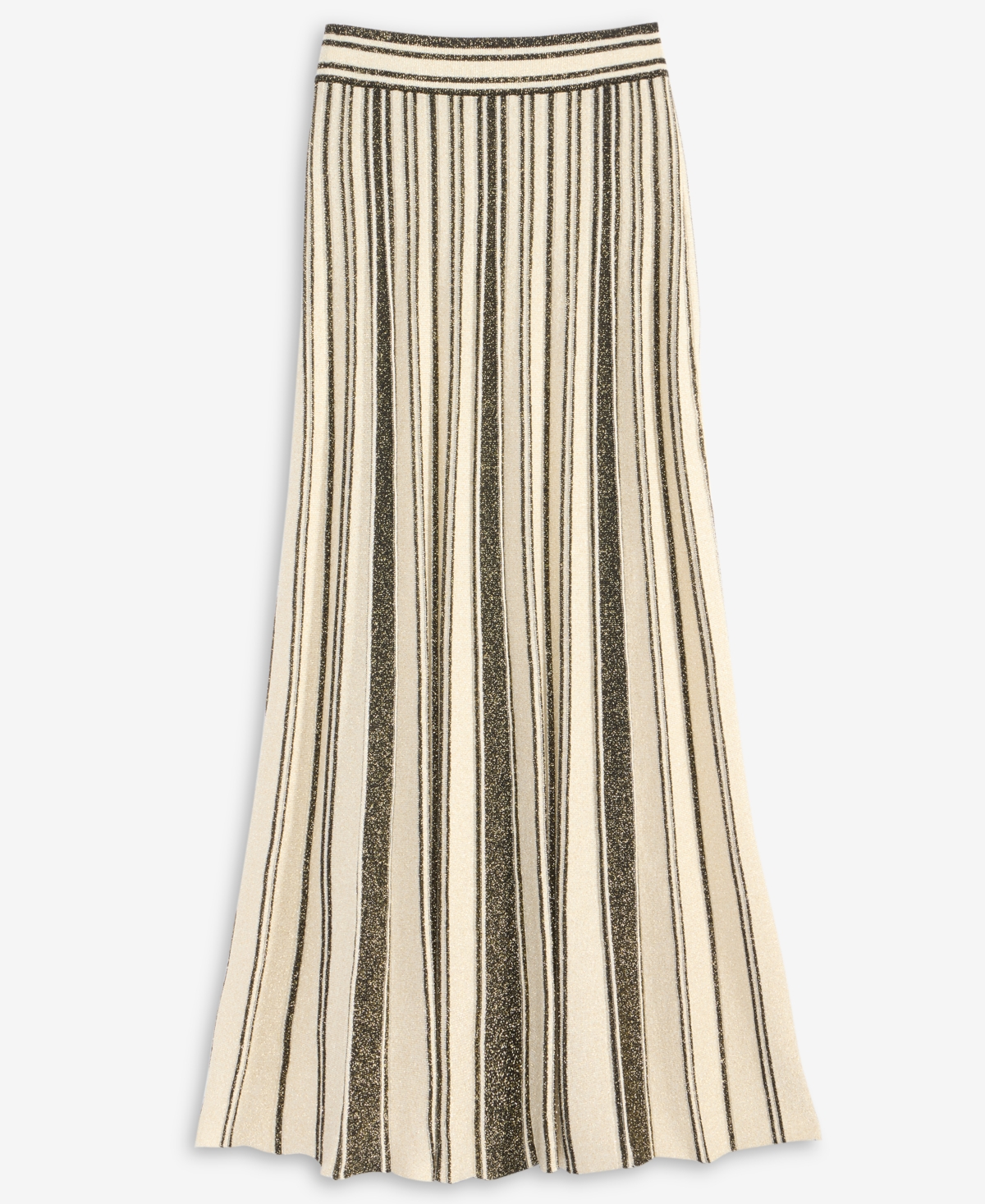 Inc International Concepts Women's Metallic Contrast Pleated Sweater Skirt, Macy's Exclusive In Multi