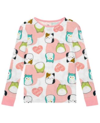 Girls' 4-10 Bunny Fleece Tight Fit Pajama, 4-Piece Set