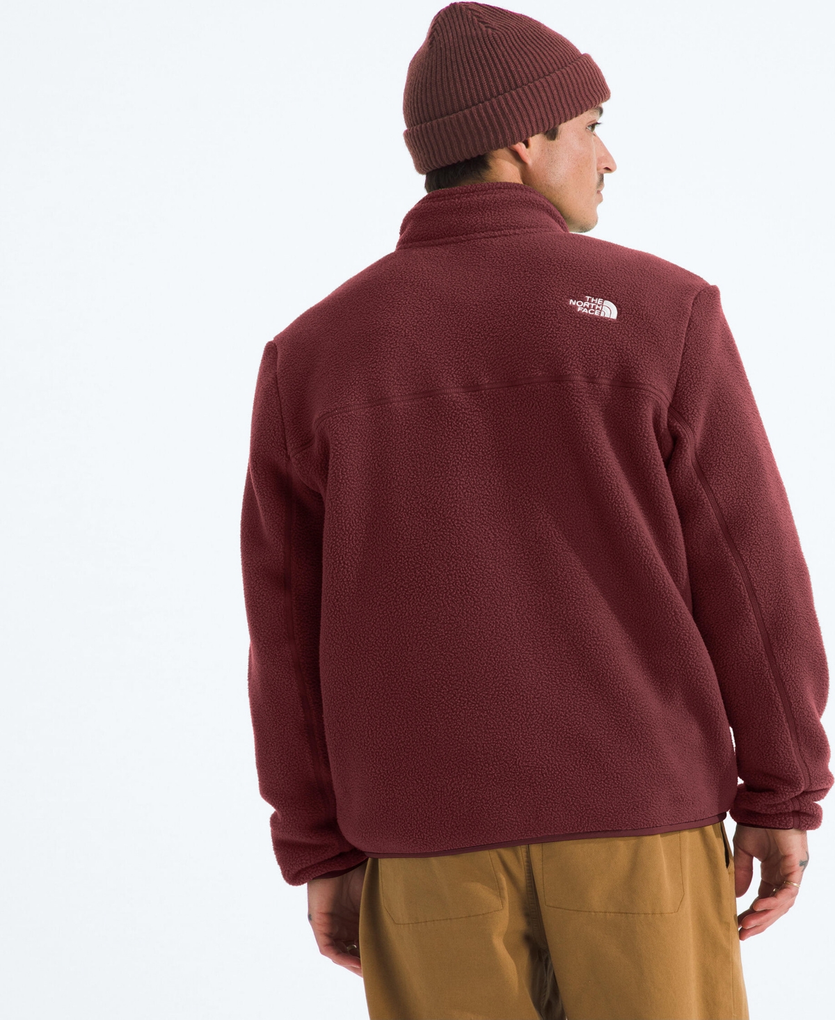 The North Face Men's Yumiori Quarter Zip Jacket In Red