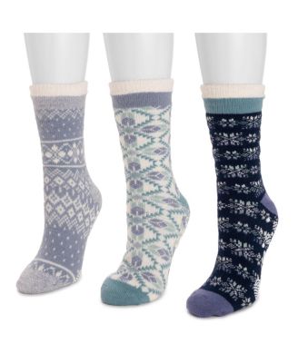 Women's 3 Pk. Tall Cozy Lined Lounge Socks