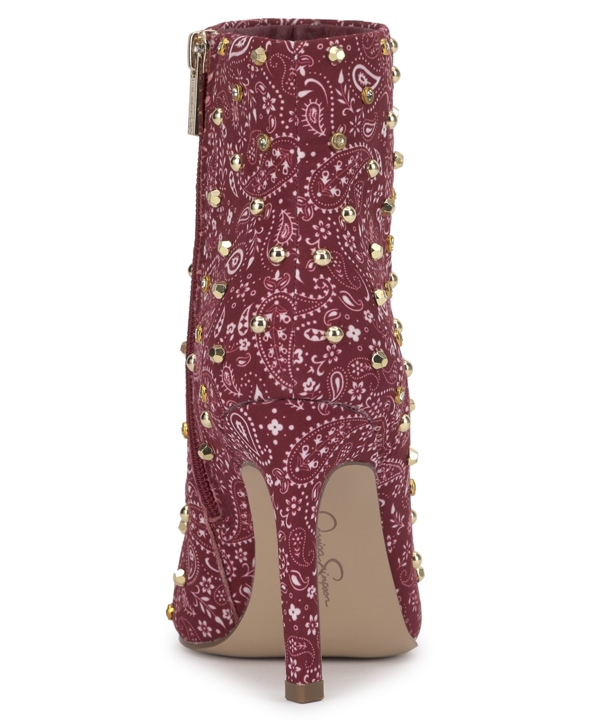 Jessica Simpson Wilonix Pointed Toe Bootie In Burgundy