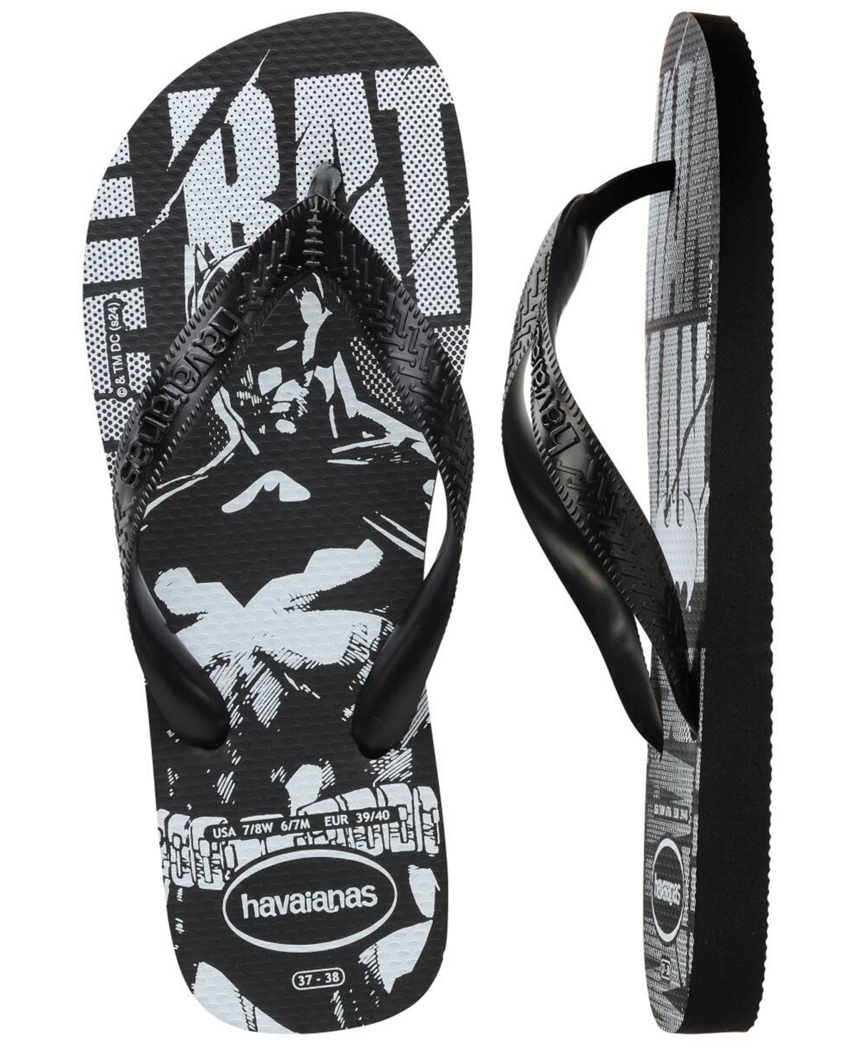 Havaianas Men's Top Dc Logomania Sandal In Black