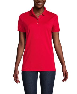 Women's School Uniform Short Sleeve Polyester Polo Shirt