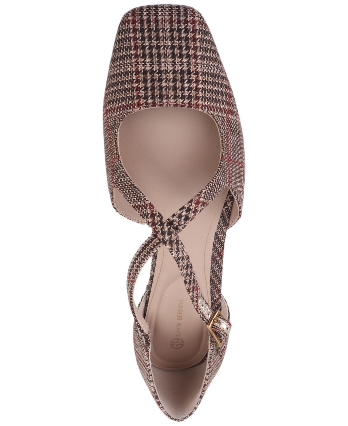 Giani Bernini Women's Perrie Crisscross Strap Flats, Created For Macy's In Multi