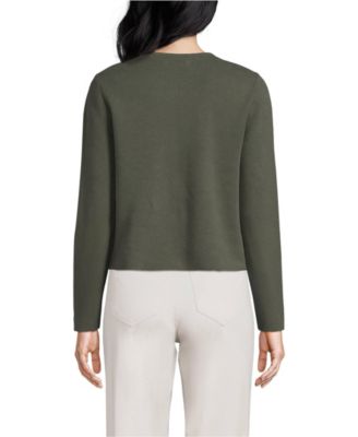 Women's Fine Gauge Cotton Milano Blazer Sweater