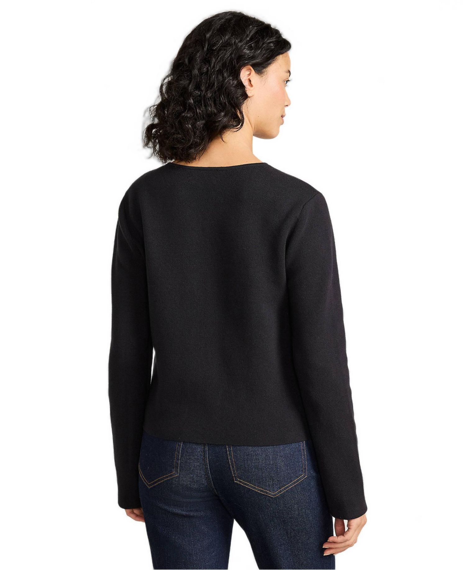 Women's Fine Gauge Cotton Milano Blazer Sweater