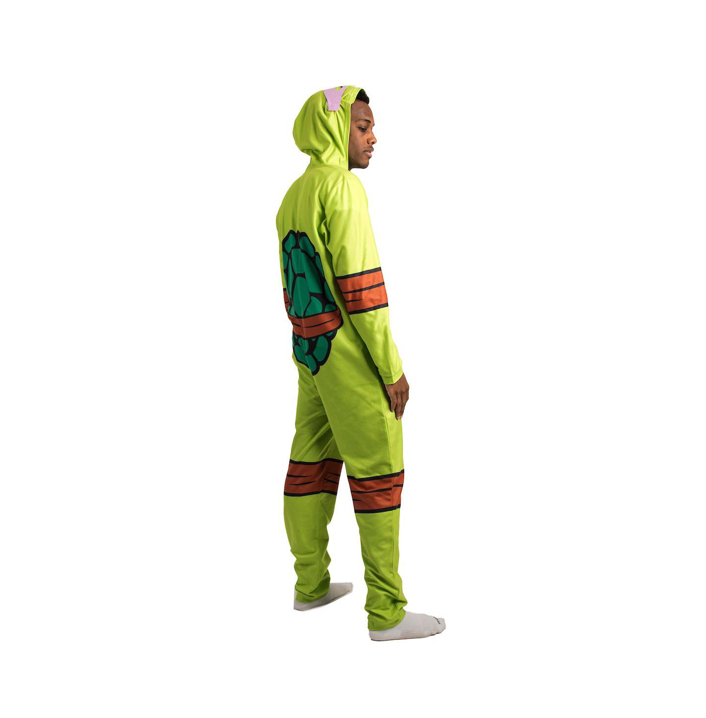 Детские игрушки Teenage Mutant Ninja Turtles Hooded Cosplay Footed Coveralls, 1-Piece, цвет: Зелёный — фото 11