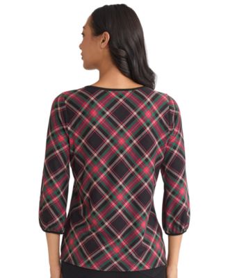 Women's Printed Crew Neck Top