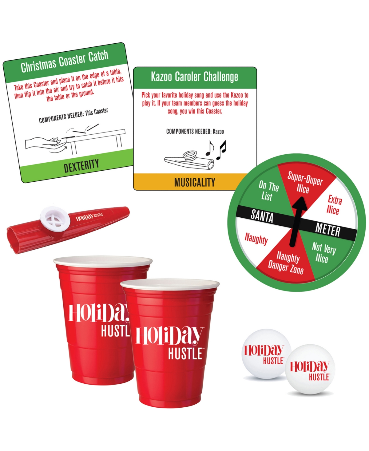 University Games Holiday Hustle The Minute To Win It Family Party Game In Multi