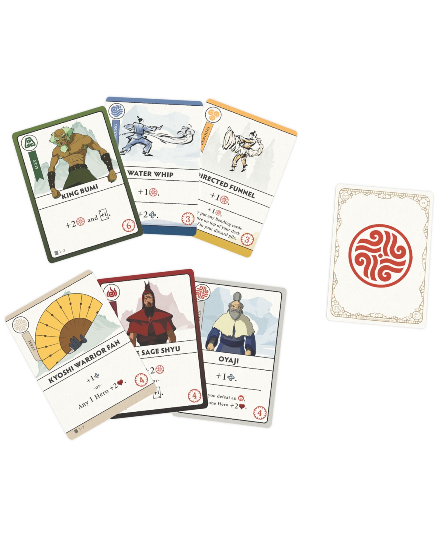 Детская настольная игра USAopoly Opoly Cooperative Deck-Building Aang's Destiny Board Game, Ages 10+ — фото 5