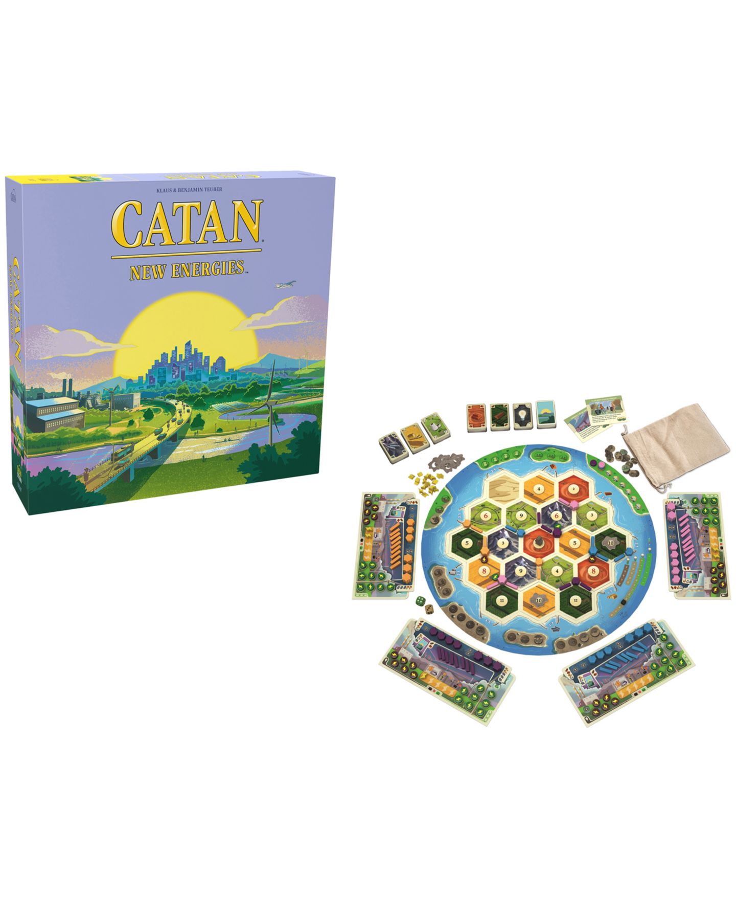 Детская настольная игра Catan Studio New Energies Strategy Family Board Game, Ages 12+ — фото 6