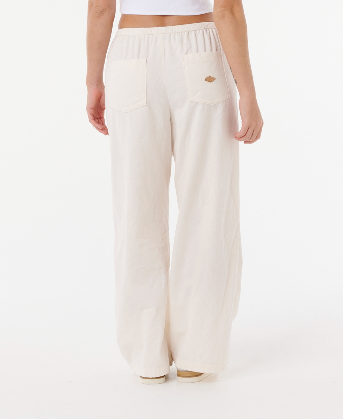 Rip Curl Women's Surf Staple Elastic Waist Track Pants In Neutral