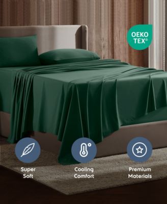 Premier Collection Deep Pocket 4 Piece Sheet Set, Queen