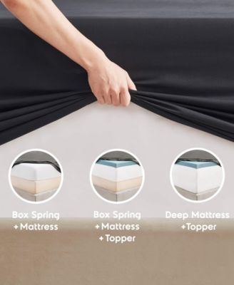 Premier Collection Deep Pocket 4 Piece Sheet Set, King