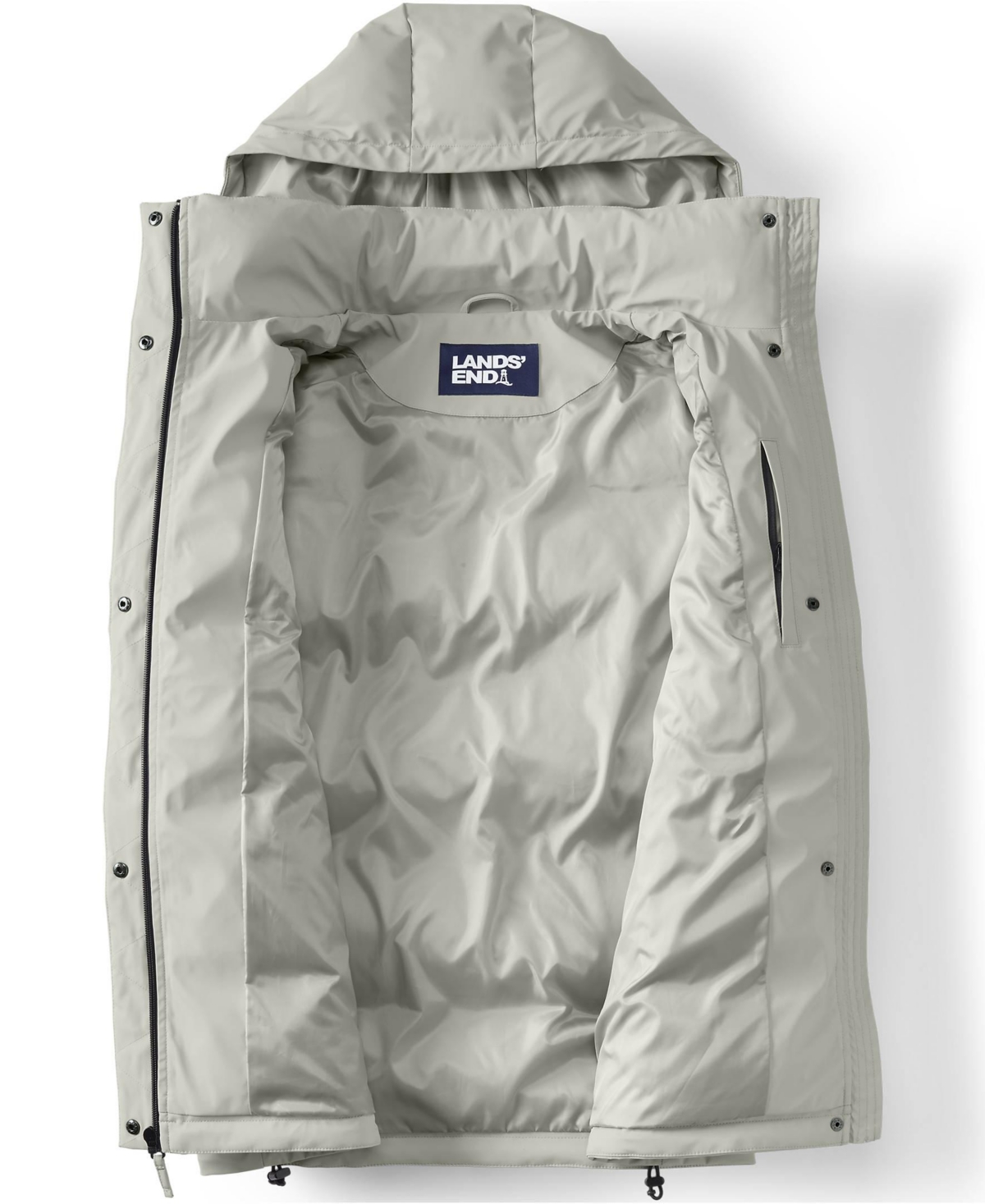 Lands' End Women's Squall Insulated Slicker Puffer Jacket