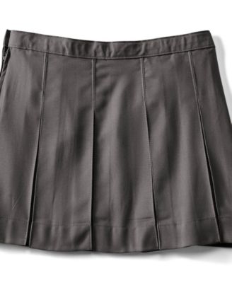 Big Girls Box Pleat Skirt Above the Knee