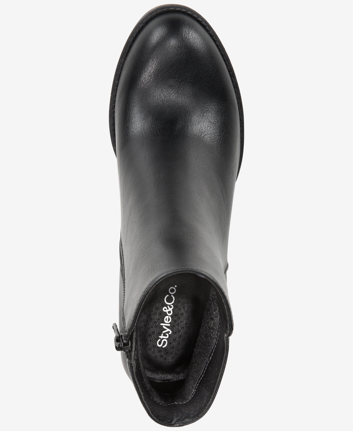 Style & Co Women's Harlemm Buckle Booties, Created For Macy's In Black