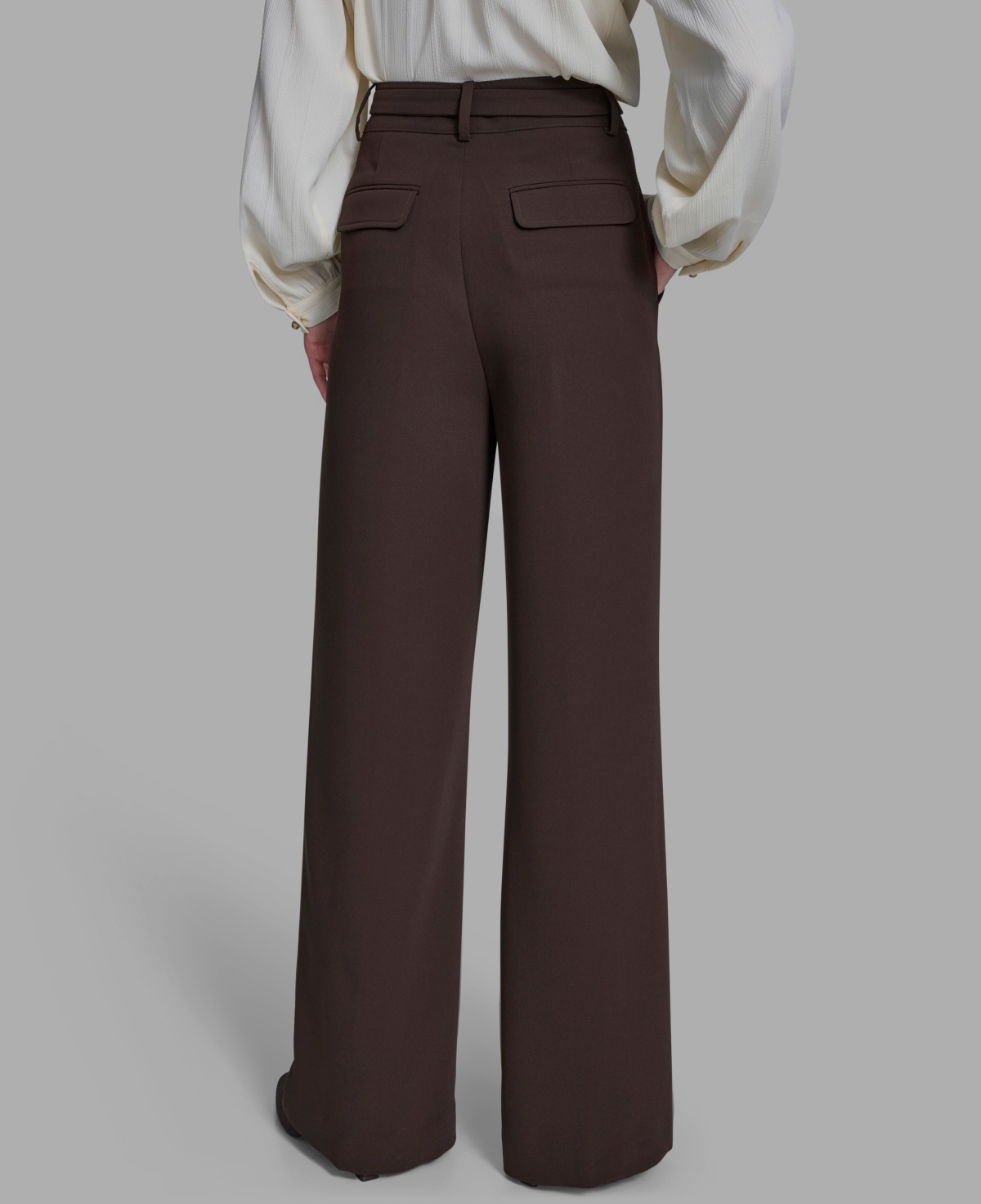 Bcbg Women's Wide Leg Crop Pants In Brown
