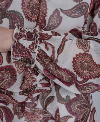 Women's Smocked High Neck Top