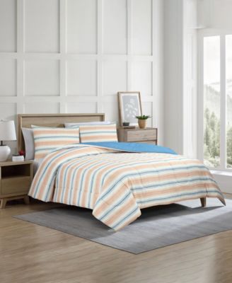 Macy's Cloud Stripe 3-Pc. Comforter Sets