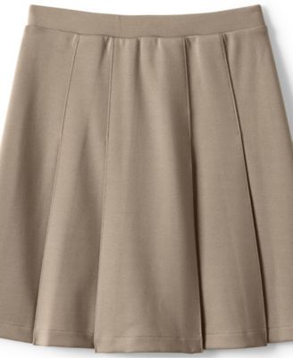 Little Girls Ponte Pleat Skirt Top of Knee