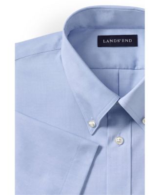 Big Boys Short Sleeve No Iron Pinpoint Dress Shirt