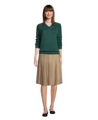 Women's Pleated Skirt Below the Knee