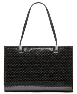 Verne Signature Embossed Tote Bag with Charm