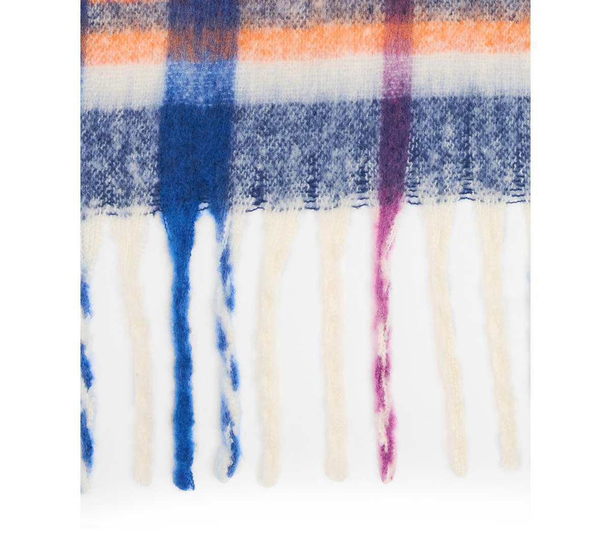 Steve Madden Women's Lofty Fringe Scarf In Blue
