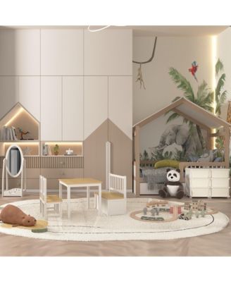 29.5&amp;#x22; 3 Tier Kids Storage Unit Dresser Tower,